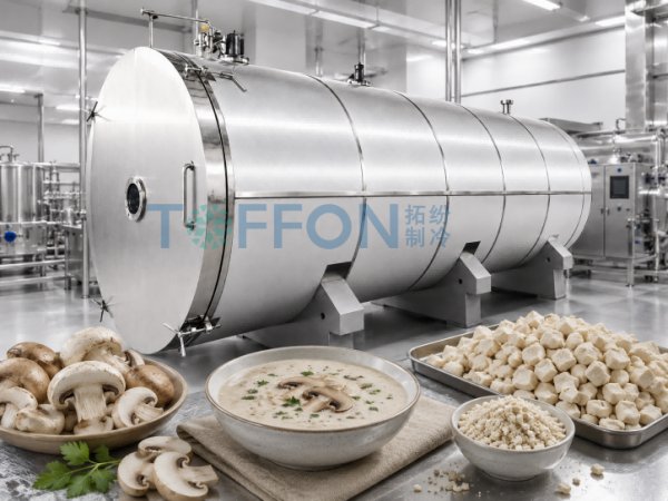冻干奶油蘑菇汤加工与冷冻干燥机应用方案